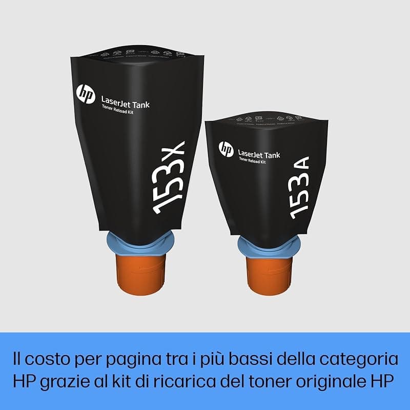 HP Laser Tank 2504dw 2R7F4A, Stampante Monocromatica a Singola Funzione con Serbatoio Toner integrato a Ricarica Rapida, Stampa F/R Automatica, 22 ppm, Fino a 5000 Pagine, Wi-Fi — miniatura 8