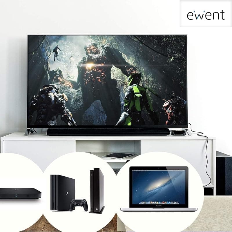 Ewent Cavo HDMI High Speed 2.1 con Ethernet 1,5MT EC1319 — miniatura 6