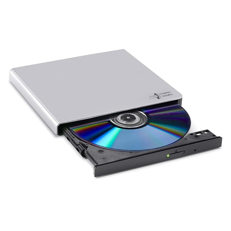 Hitachi LG Masterizzatore DVD Esterno Silver USB 2.0 GP57ES40 — miniatura 2