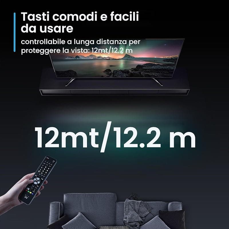 Ewent Ew1570 - Telecomando Universale 4 in 1 Programmabile da PC con Cavo Micro-Usb. per Tv, Decoder Terrestre o Satellitare, Dvd/Blu Ray, Box Multimediali — miniatura 8