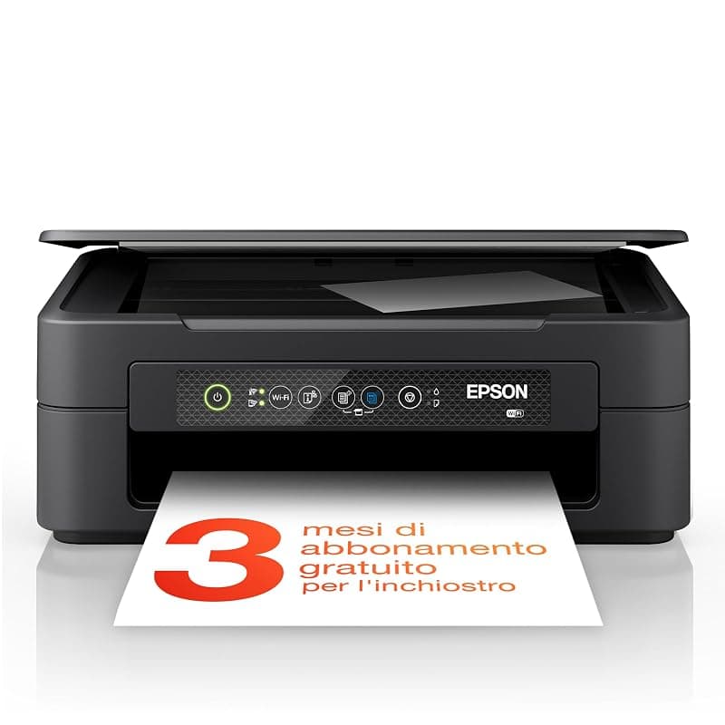 Epson Expression Home XP-2200 Stampante Multifunzione A4 getto d'inchiostro (Stampa Fronte Retro, Scansione, Copia), Wi-Fi Direct, Stampa da mobile e Cloud, 3 mesi inchiostro