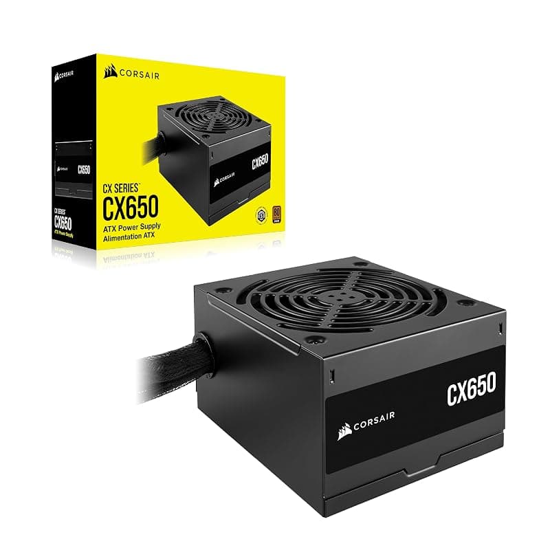 CORSAIR CX650 ATX 650W Alimentazione – Nero — miniatura 8