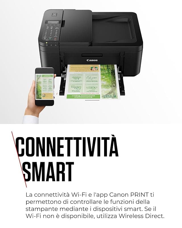 Canon PIXMA TR4750i - Stampante Wireless Multifunzione 4 in 1 - Stampa, Scansione, Copia, Fax - Fronte/Retro, ADF 20 Fogli, Stampa Foto Senza Bordi 4x6, Compatibile con PIXMA — miniatura 4
