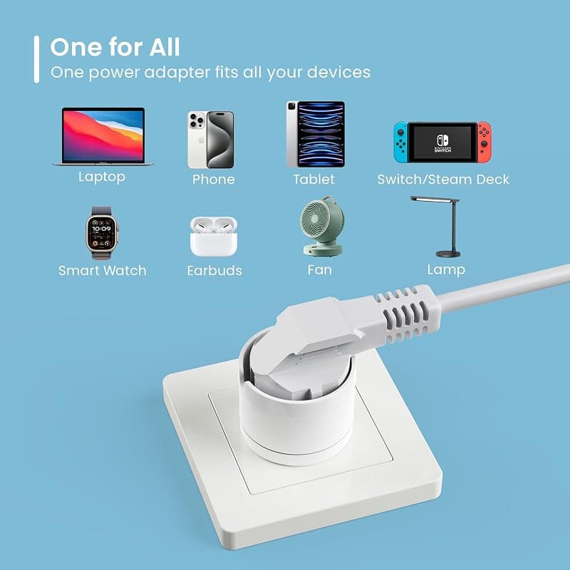 Ewent Adattatore Elettrico 1 Presa Spina Italiana 10A EW1198 — miniatura 6