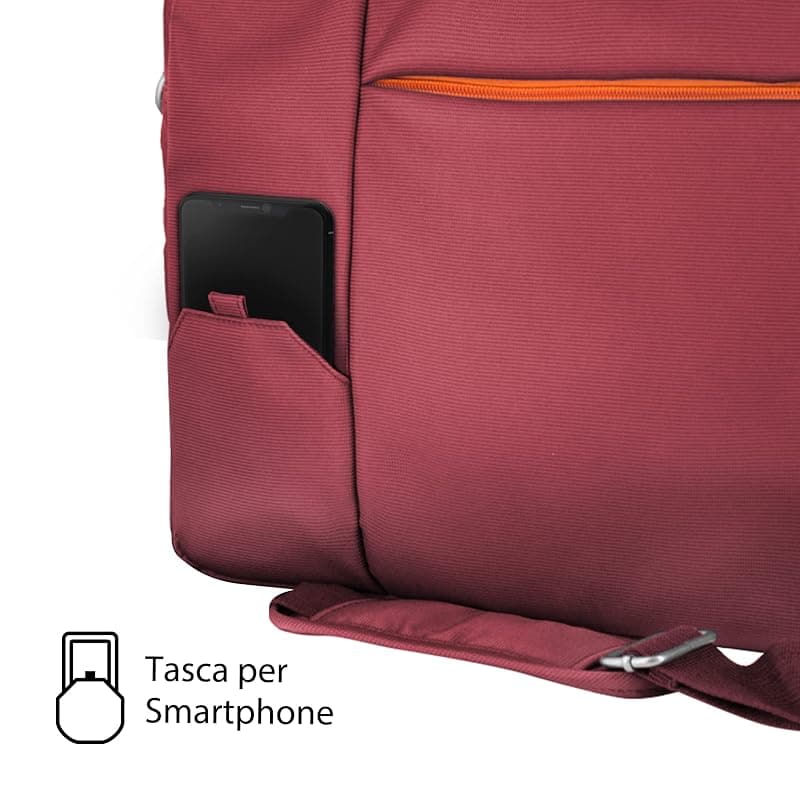 Atlantis Borsa Notebook Delux 15,6" RED P004-S410-A4-16 — miniatura 4