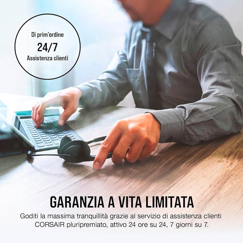 Corsair CMK16GX4M2E3200C16 Memoria Desktop, Nero, 2 x 8 gb — miniatura 6