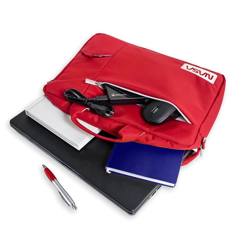 Atlantis Borsa Notebook THE Moon Project BAG 15,6" RED Logo Nasa Worm NS-KLM180705-C — miniatura 5