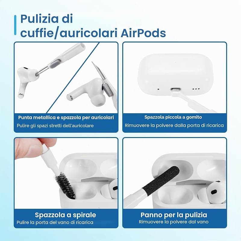 Ewent Kit di Pulizia Multifunzionale 21 in 1 EW5631 — miniatura 3