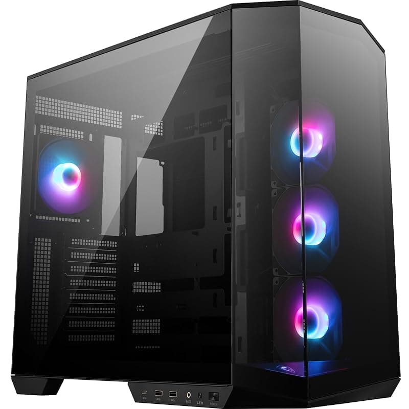MSI Case Micro-ATX MID-Tower Mag Pano 100R Nero Argb No Alim 306-7G26R21-HH9