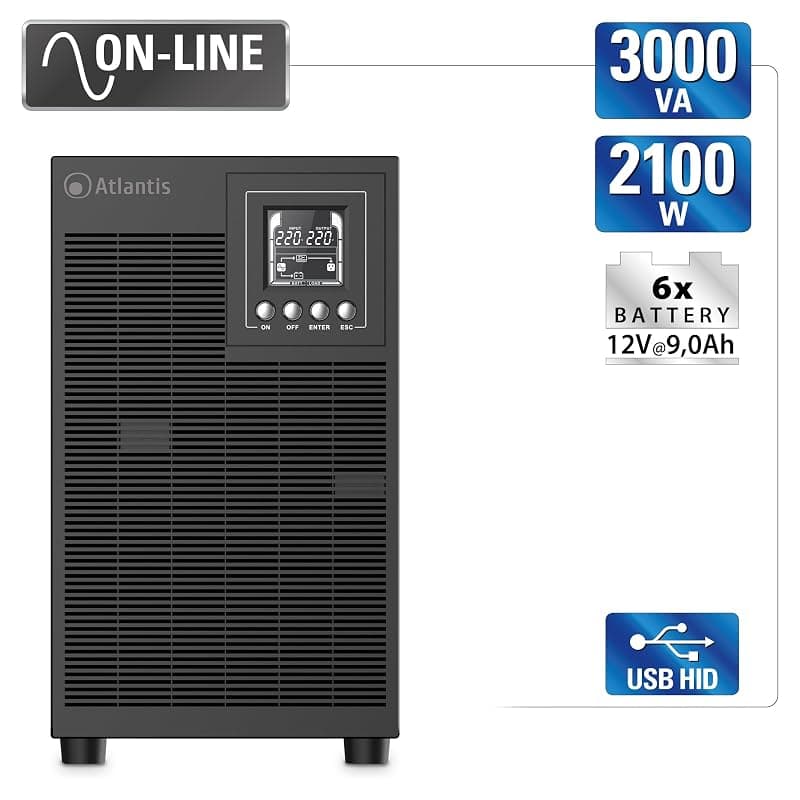 Atlantis UPS Linepower 3002XLN 3000VA/2100W A03-OP3002XLN — miniatura 2