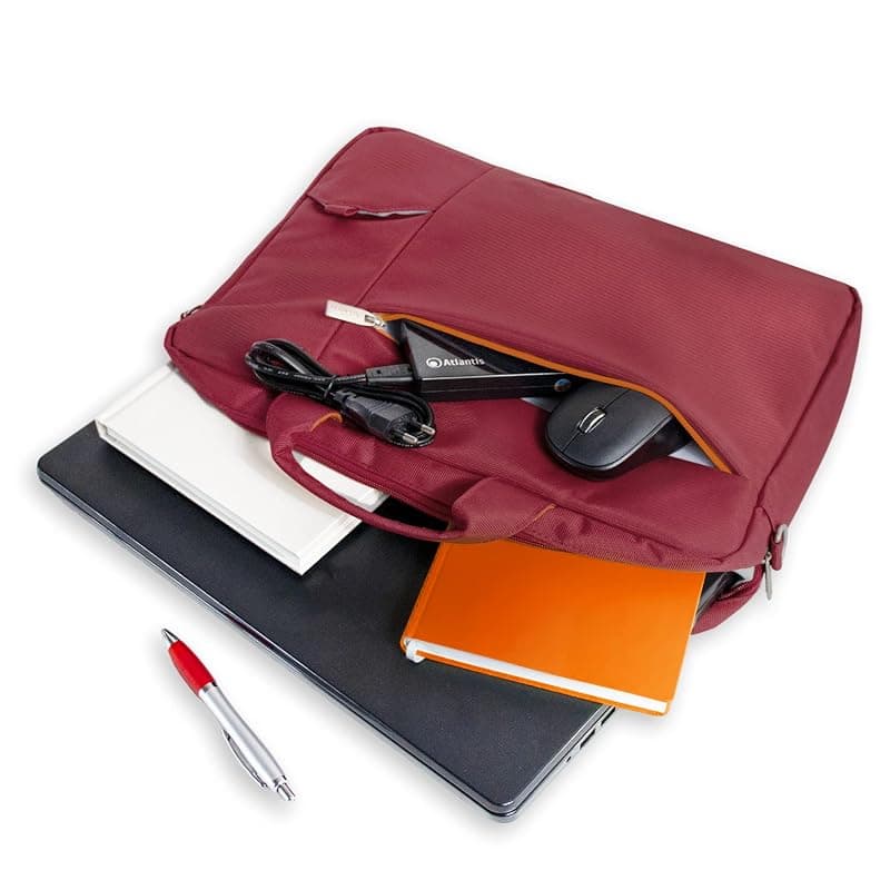 Atlantis Borsa Notebook Delux 15,6" RED P004-S410-A4-16 — miniatura 5