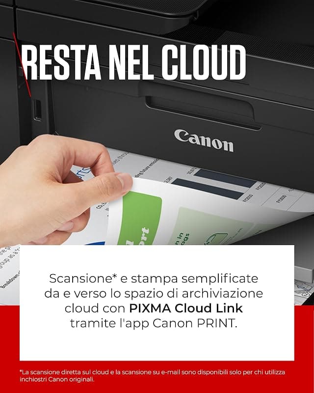 Canon PIXMA TR4750i - Stampante Wireless Multifunzione 4 in 1 - Stampa, Scansione, Copia, Fax - Fronte/Retro, ADF 20 Fogli, Stampa Foto Senza Bordi 4x6, Compatibile con PIXMA — miniatura 5