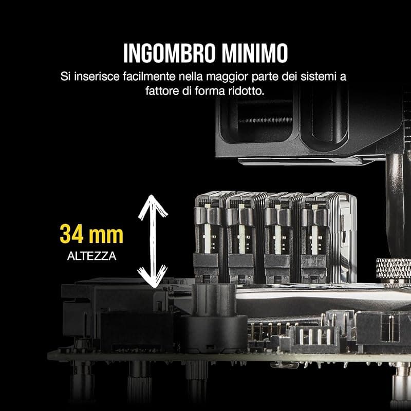 Corsair CMK16GX4M2E3200C16 Memoria Desktop, Nero, 2 x 8 gb — miniatura 5