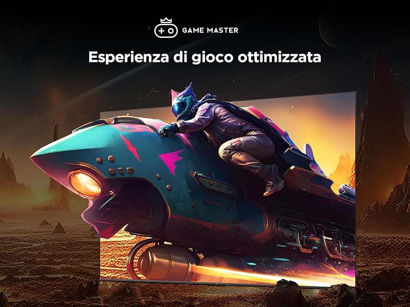 TCL QLED 65'' 65P69K smart tv 4K Ultra UHD, Dolby Audio, DVB-T2Hevc Main 10,Google Tv, 65 pollici, QLED 60HZ — miniatura 5