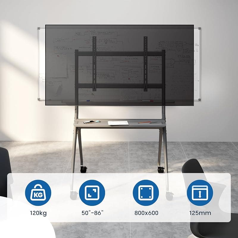 Ewent Supporto a Pavimento per TV/Monitor Interattivi AD Alto Carico EW1542 — miniatura 2