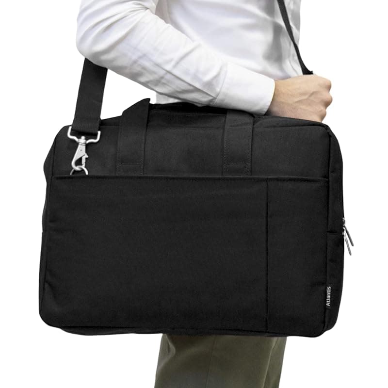 Atlantis Borsa Notebook Delux 15,6" Black P004-K51-A0-16 — miniatura 9
