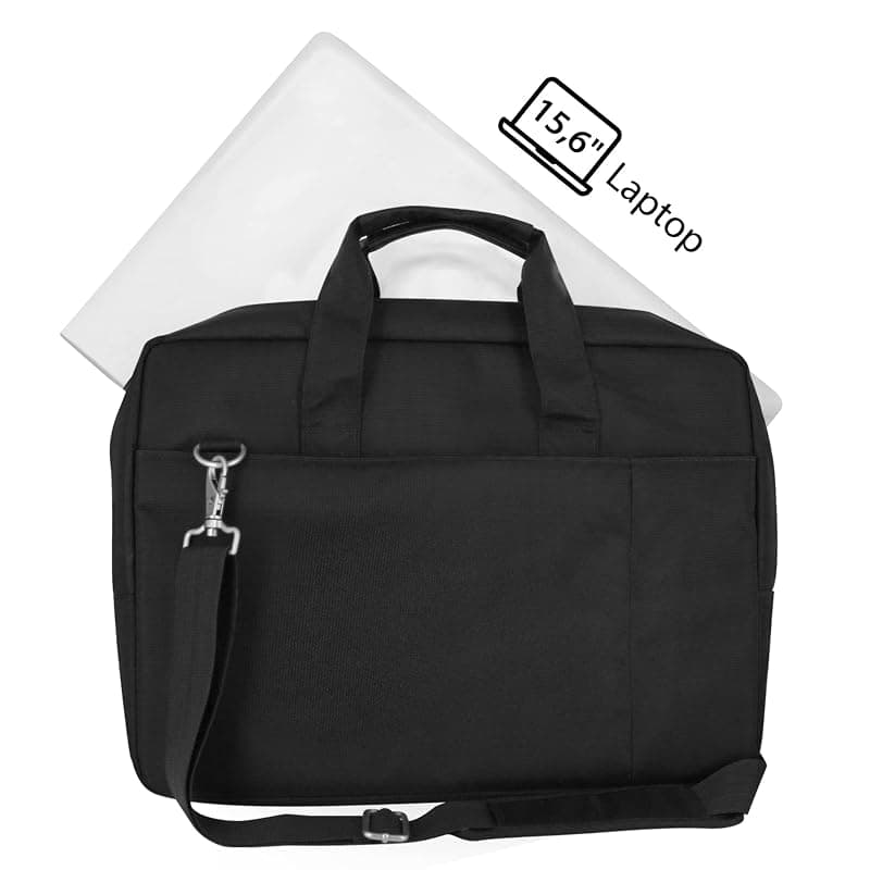 Atlantis Borsa Notebook Delux 15,6" Black P004-K51-A0-16 — miniatura 3