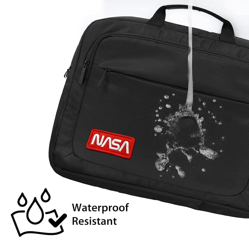 Atlantis Borsa Notebook THE Moon Project BAG 15,6" Black Logo Nasa Worm NS-KLM12 — miniatura 7