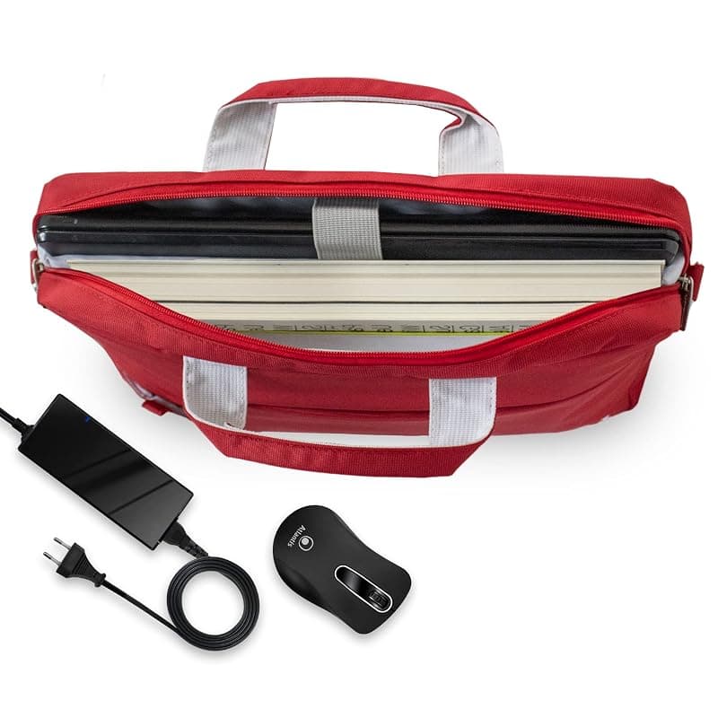 Atlantis Borsa Notebook THE Moon Project BAG 15,6" RED Logo Nasa Worm NS-KLM180705-C — miniatura 6
