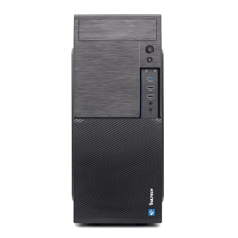 Case VulTech ATX VCO-A1699 Rev. 2.1 senza alimentatore, computer case compatto 2x Usb 2.0, 1x Usb 3.0, colore nero — miniatura 8