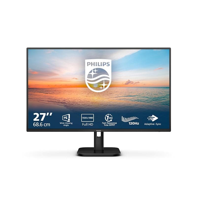 PHILIPS Monitor 27E1N1100A 27 pollici 1920x1080, FHD, 120Hz, IPS Panel, 4ms GtG, Speakers, (HDMI1x 1.4) Nero — miniatura 2