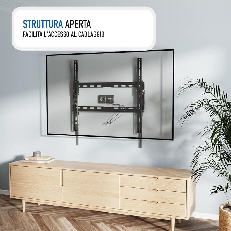 Ewent Ew1507 Staffa Supporto TV LCD, LED per Schermi da 37" a 70", Max Vesa 600 x 400, Nero — miniatura 3