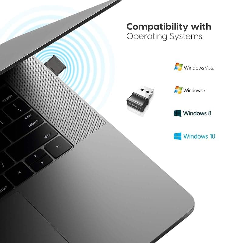 Tenda USB W311MI PICO WiFi N150, nero.150mbps — miniatura 3
