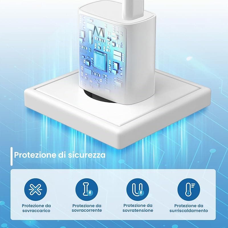 Ewent EW1320 - Caricatore USB Carica Veloce - Compatto Adattatore USB-C da 20 W - Per Dispositivi Android e Apple di Ultima Generazione - Dotatp di Power Delivery - Potente e — miniatura 8