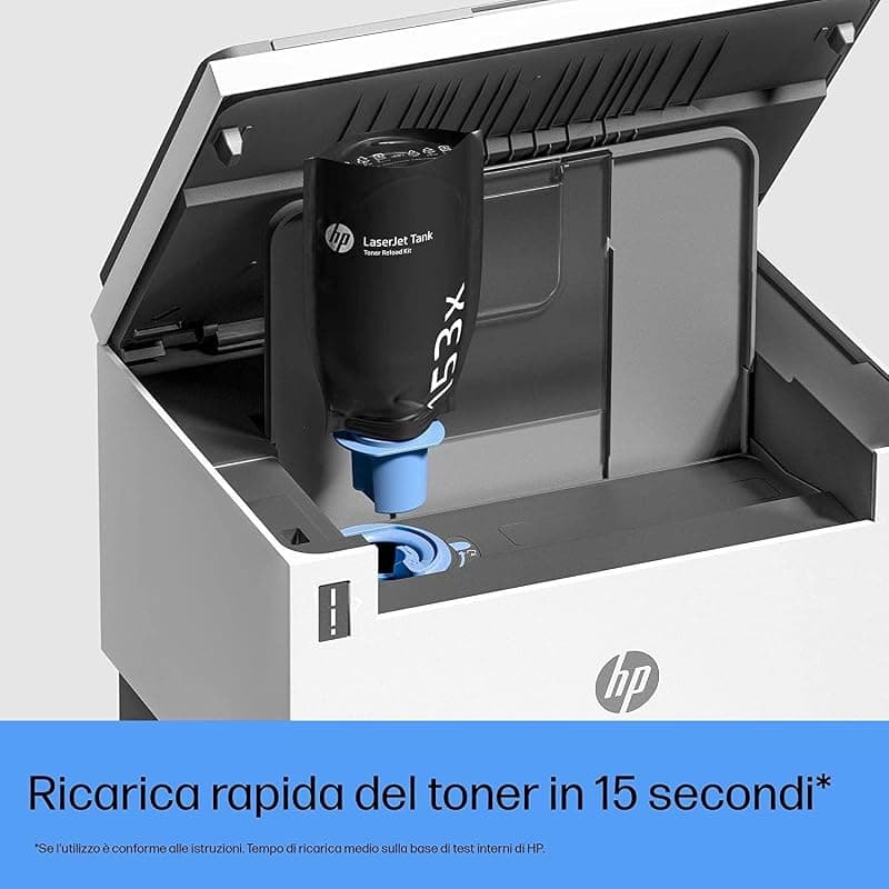 HP Laser Tank 2504dw 2R7F4A, Stampante Monocromatica a Singola Funzione con Serbatoio Toner integrato a Ricarica Rapida, Stampa F/R Automatica, 22 ppm, Fino a 5000 Pagine, Wi-Fi — miniatura 9