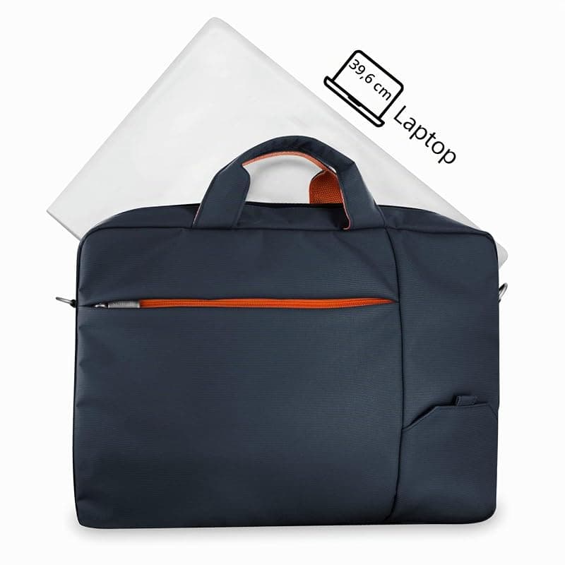 Atlantis Borsa Notebook Delux 15,6" Blu P004-S410-A6-16 — miniatura 3