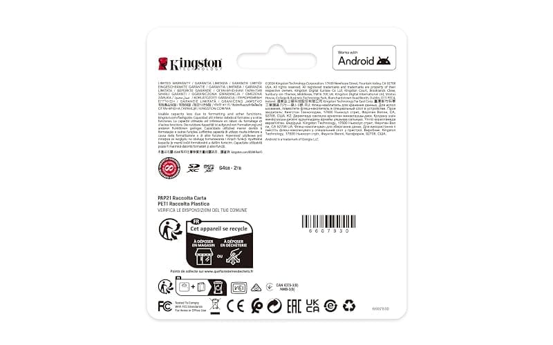 Kingston Canvas Select Plus Scheda di memoria microSD 128GB microSDXC Gen3 150MB/s A1 Adattatore SD incluso - SDCS3/128GB — miniatura 4