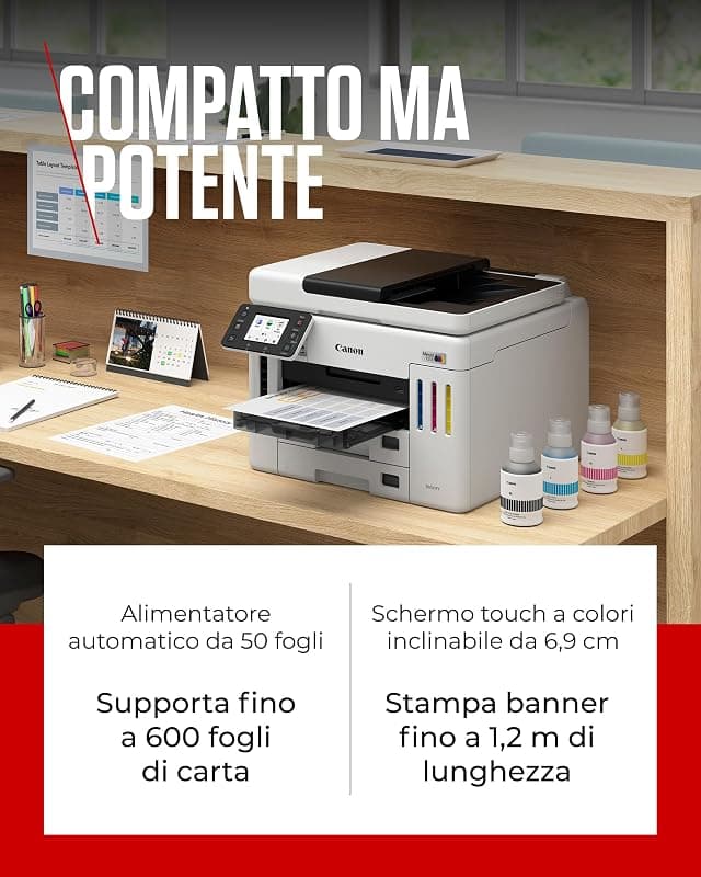 Canon MAXIFY GX7150 Stampante Multifunzione a Serbatoio Inchiostro — miniatura 4