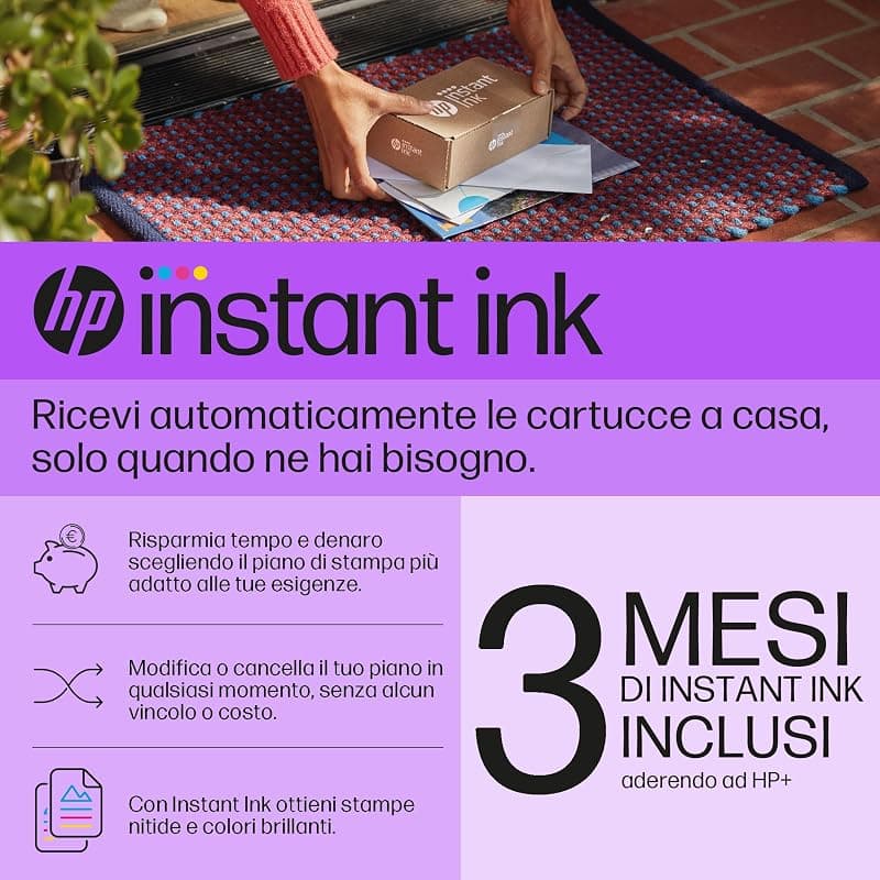 HP OfficeJet Pro 9730e 537P6B, Stampante Multifunzione per Grandi Formati, a Colori, Fronte e Retro Automatico, 22 ppm, Wi-Fi, Smart, 3 Mesi di Inchiostro Instant Ink Inclusi — miniatura 2