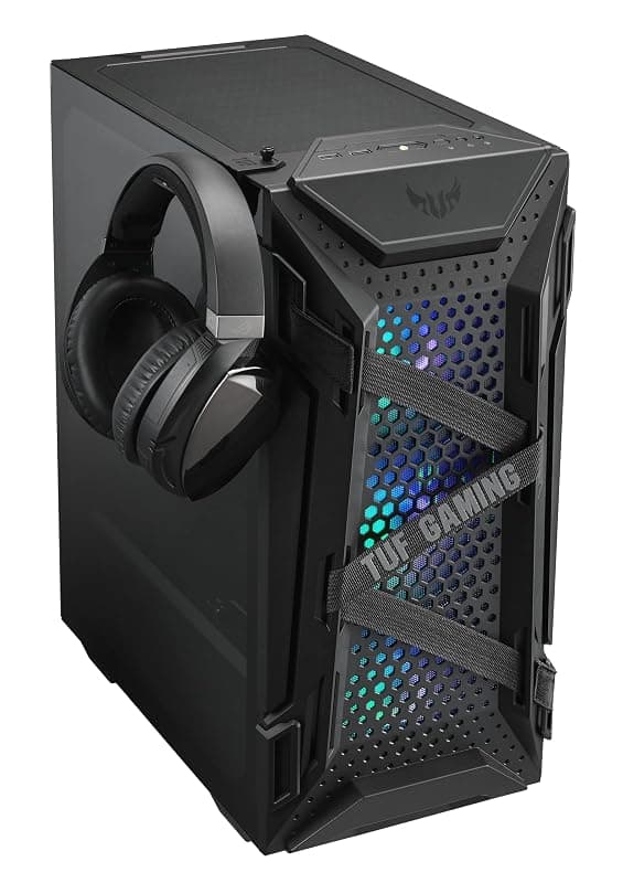 ASUS TUF GAMING GT301, Case Gaming ATX Nero, Pannello in Vetro Temperato — miniatura 4