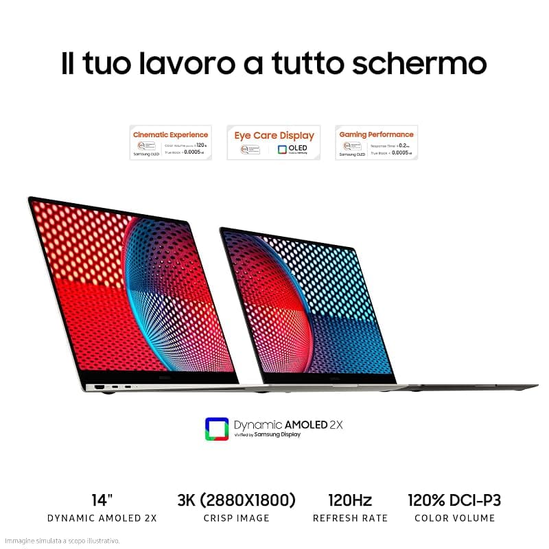 SAMSUNG Notebook NP940XFG KC4IT Galaxy BOOK3 PRO Graphite Marca — miniatura 6