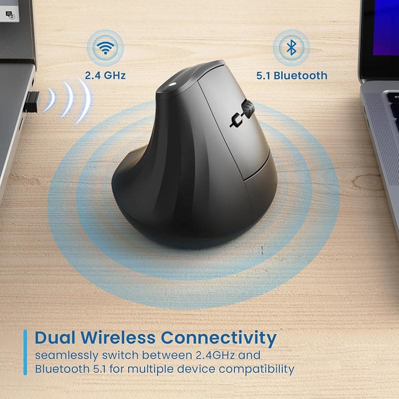 Ewent Mouse Ergonomico con Impugnatura Verticale Wireless EW3208 — miniatura 2