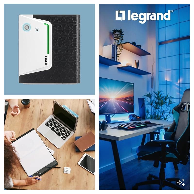 Bticino Legrand LG-310180 UPS Monofase Gruppo di Continuità per PC, con Tecnologia Line Interactive, VI Keor SP 600VA, Autonomia fino a 10 Minuti, 6 Prese IEC e Presa USB HID — miniatura 3