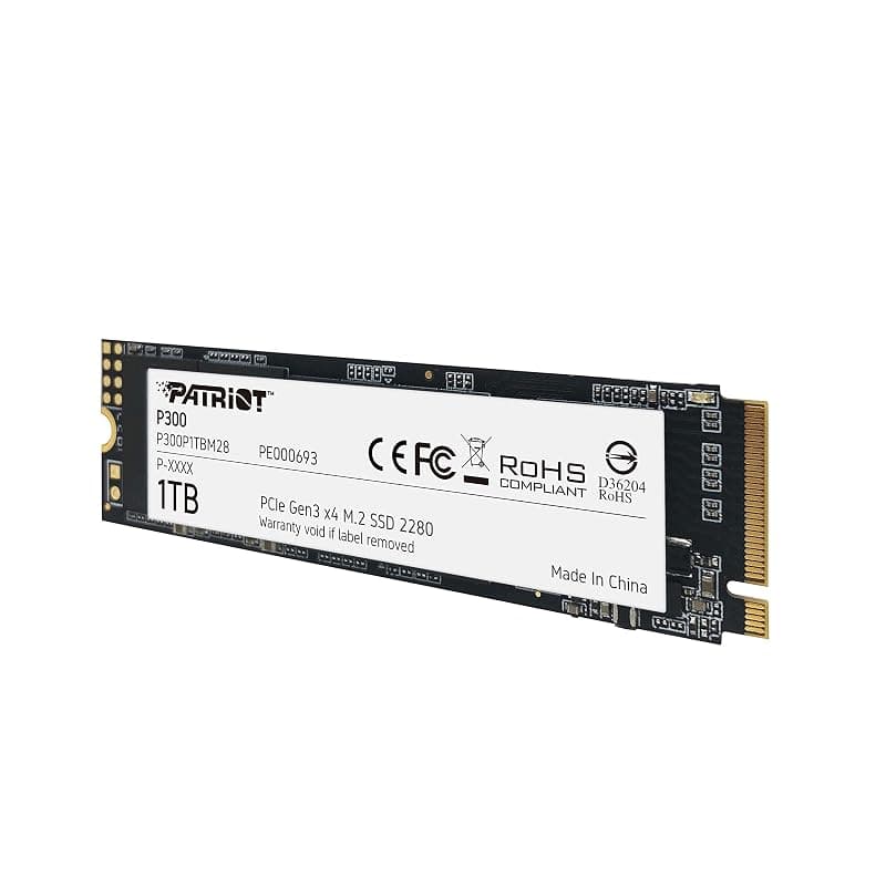 Patriot Solid State Drive SSD P300 1TB M.2 NVME P300P1TBM28 — miniatura 4