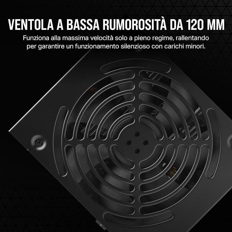 CORSAIR CX650 ATX 650W Alimentazione – Nero — miniatura 3