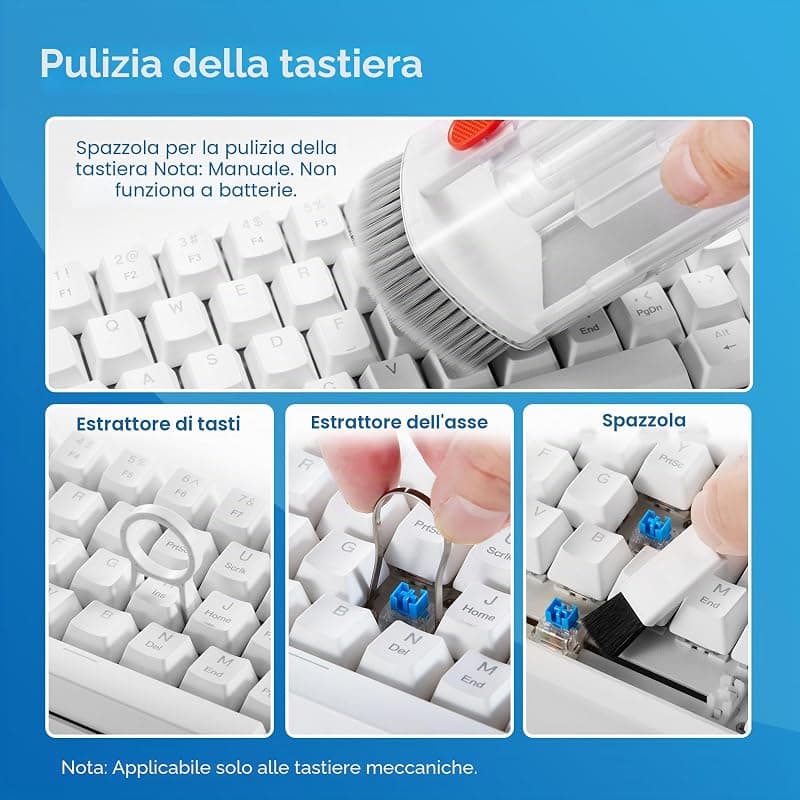 Ewent Kit di Pulizia Multifunzionale 21 in 1 EW5631 — miniatura 4