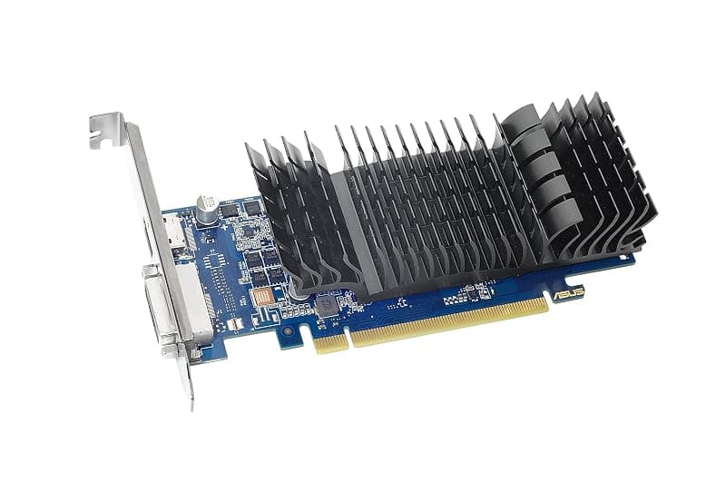 ASUS GT1030, Scheda Grafica 2 GB GDDR5 NVIDIA GeForce, Blu — miniatura 4