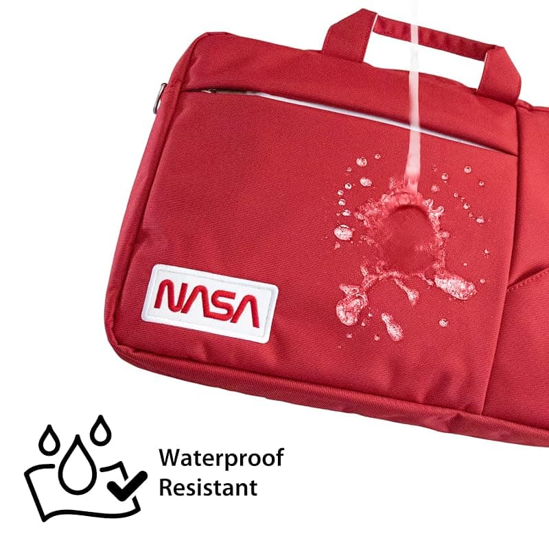 Atlantis Borsa Notebook THE Moon Project BAG 15,6" RED Logo Nasa Worm NS-KLM180705-C — miniatura 7