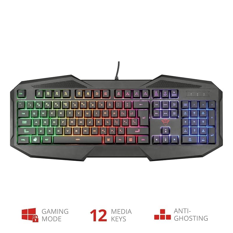 Trust Gaming GXT 830-RW Avonn Tastiera da Gioco Illuminata, Nero [Layout Italiano] — miniatura 2