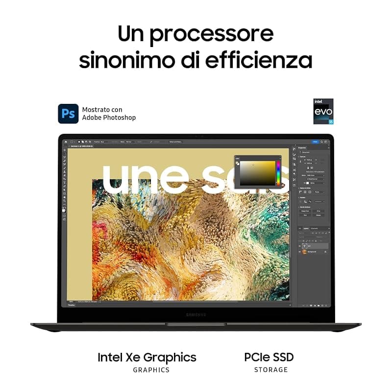 SAMSUNG Notebook NP940XFG KC4IT Galaxy BOOK3 PRO Graphite Marca — miniatura 3
