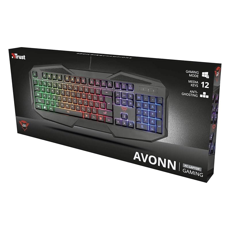Trust Gaming GXT 830-RW Avonn Tastiera da Gioco Illuminata, Nero [Layout Italiano] — miniatura 6