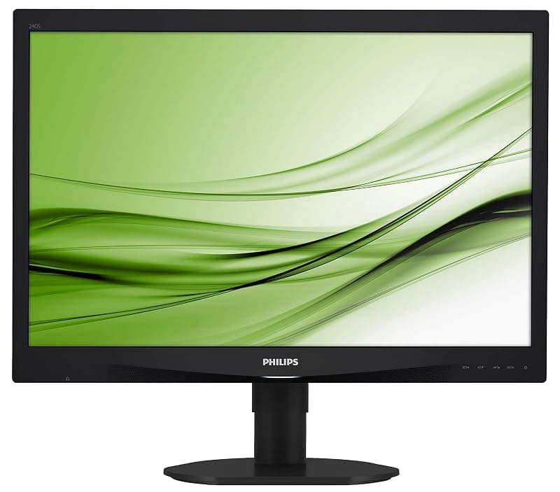 Philips 240S4QYMB Monitor 24" IPS Formato 16:10, 1920 * 1200, Regolabile in Altezza, Pivot, Girevole, Inclinabile, Dispay Port, DVI, VGA, Casse Integrate, Vesa, Flicker Free, Nero — miniatura 7
