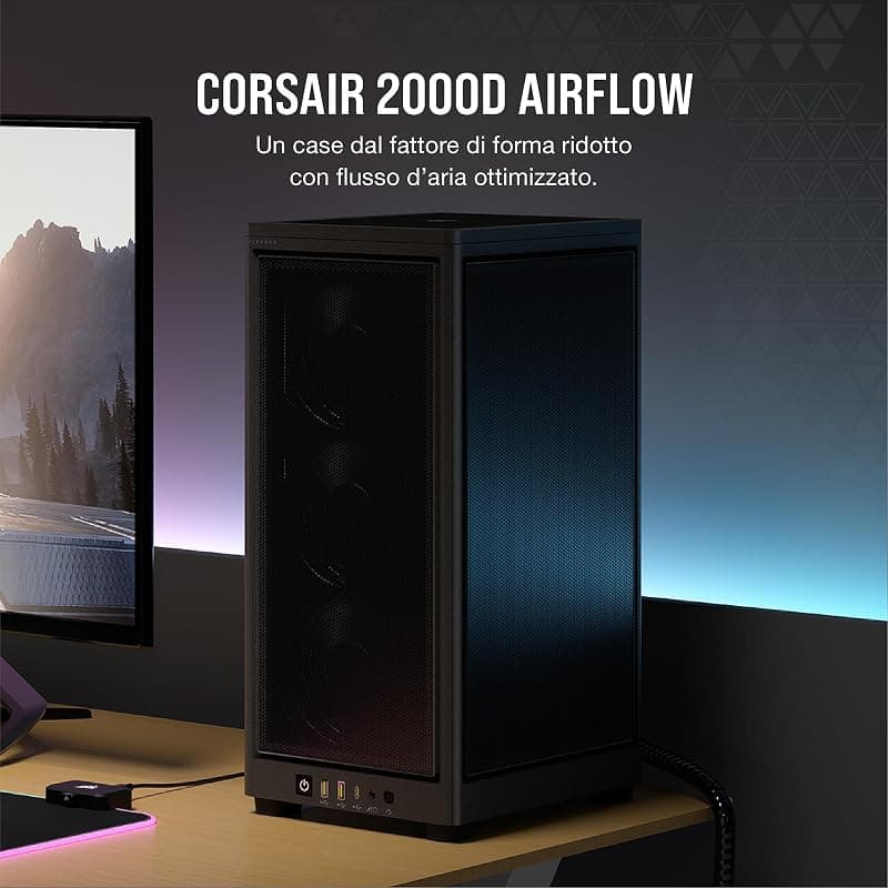 Corsair 2000d Airflow - SfF-Tower - MinI-Itx — miniatura 2