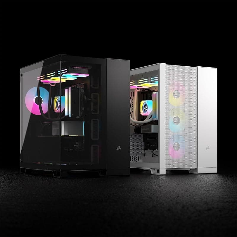 CORSAIR 6500D AIRFLOW Mid-Tower ATX PC Case - Nessuna Ventola Inclusa - Design a Doppia Camera - Ampia Flessibilità di Raffreddamento - Compatibile con Schede Madri a Connessione — miniatura 2