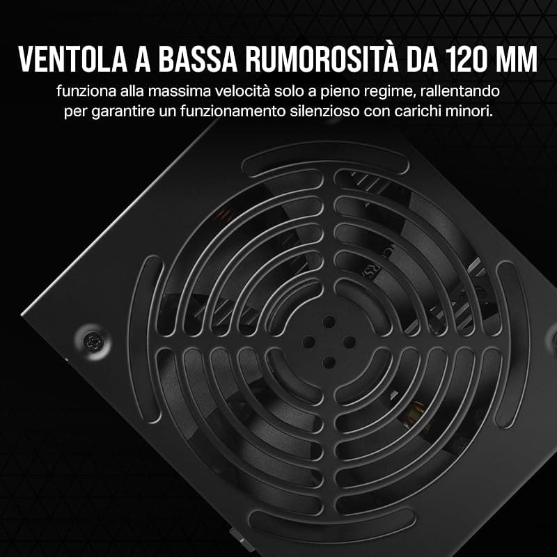 CORSAIR CX550 ATX 550W Alimentazione – Nero — miniatura 3
