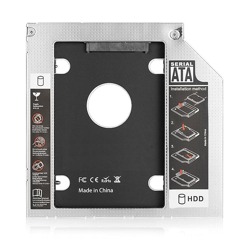 Ewent Caddy HDD/SSD SATA-III per Drive CD/DVD 12,7 MM EW7005 — miniatura 2